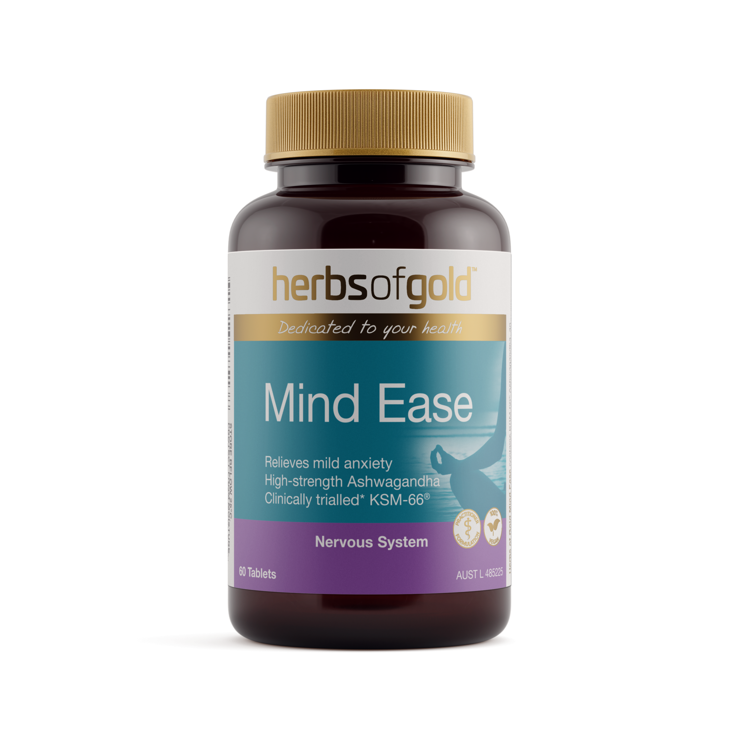 Herbs of Gold Ashwagandha 4500 60 Tablets