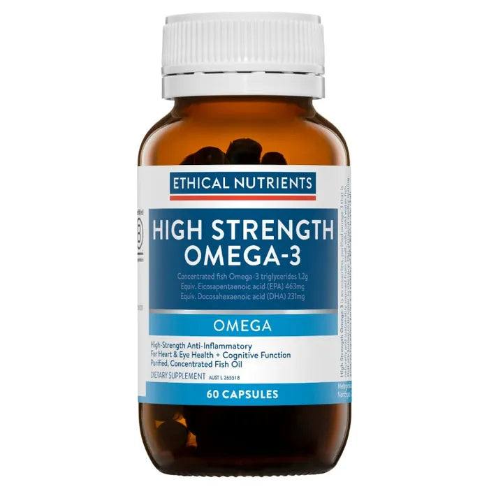 Ethical Nutrients Hi-Strength Fish Oil 60 Capsules
